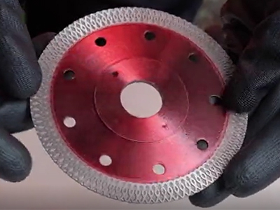 Super Thin Tile Blade With Mesh Turbo Segment