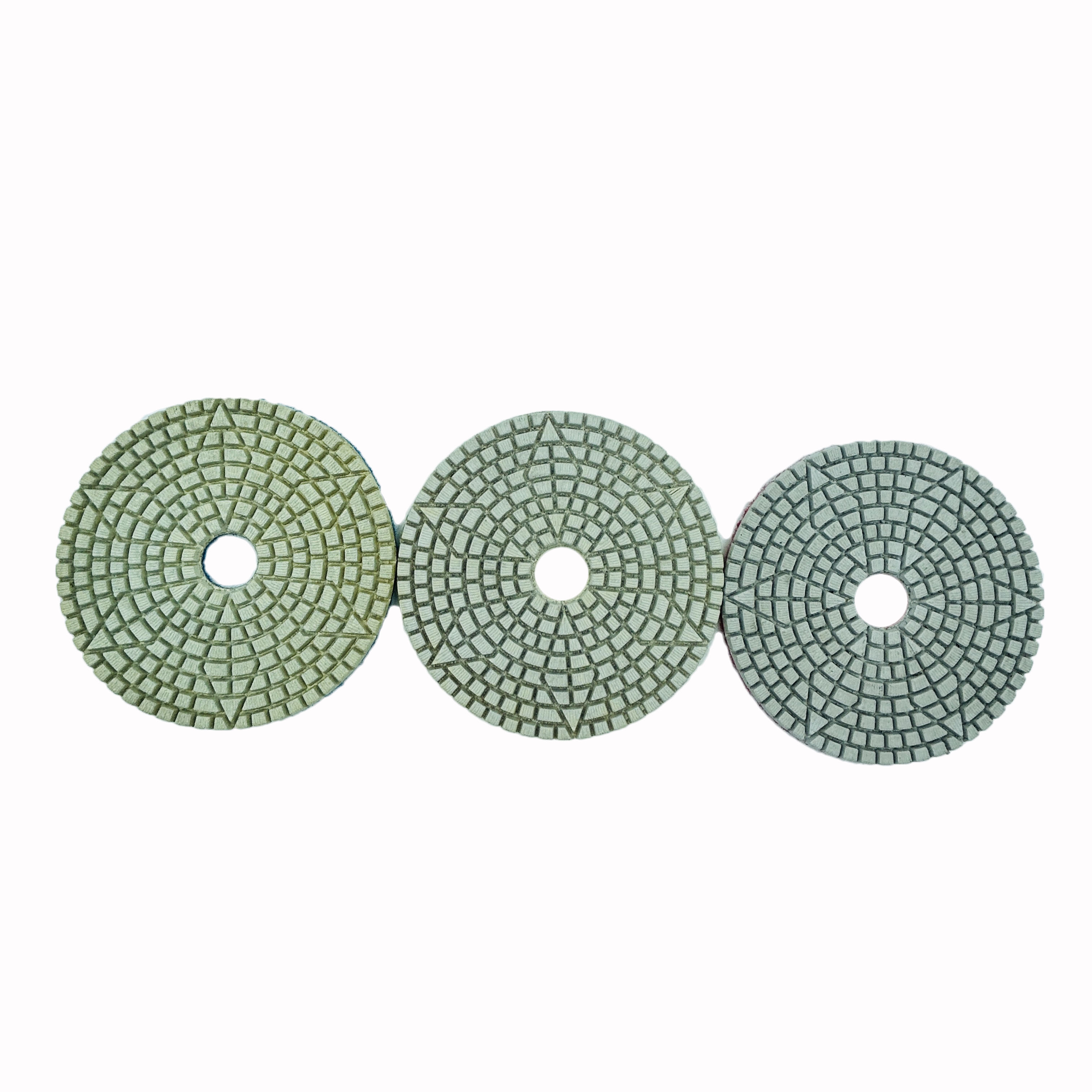 3 step diamond polishing pads for angle grinder