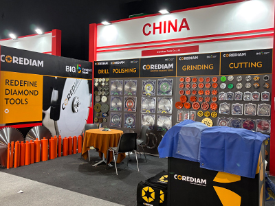Corediam team brings diamond tools to BIG5 Saudi!