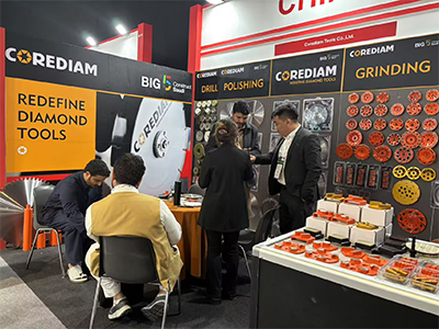 Corediam team brings diamond tools to BIG5 Saudi!