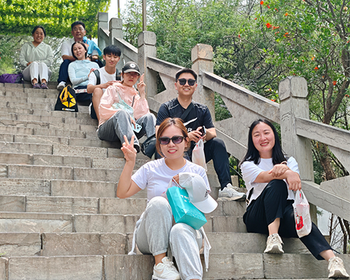 Corediam team's hiking trip to Baodu Village