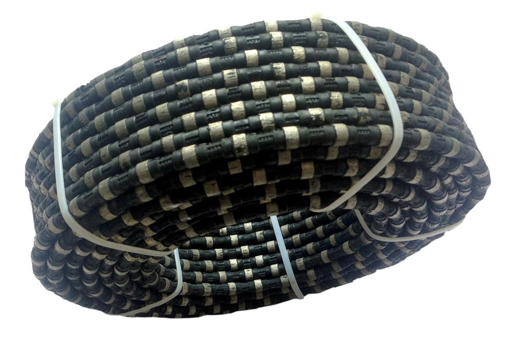 Diamond wire uses: concrete, granite, marble