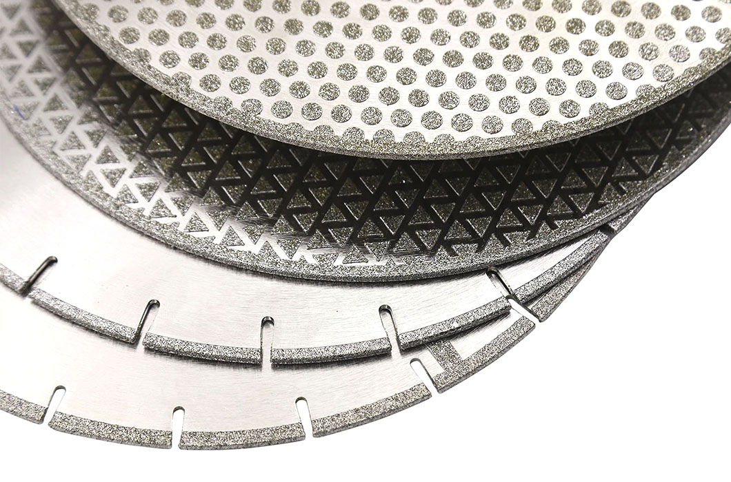 Electroplated Diamond Blade with Protective Segment