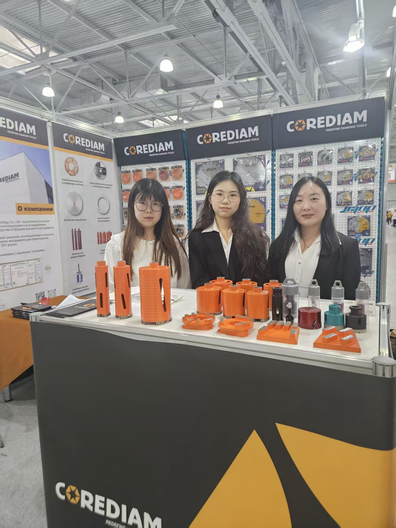 Corediam Team Makes its Debut at the Moscow International Tool Expo!