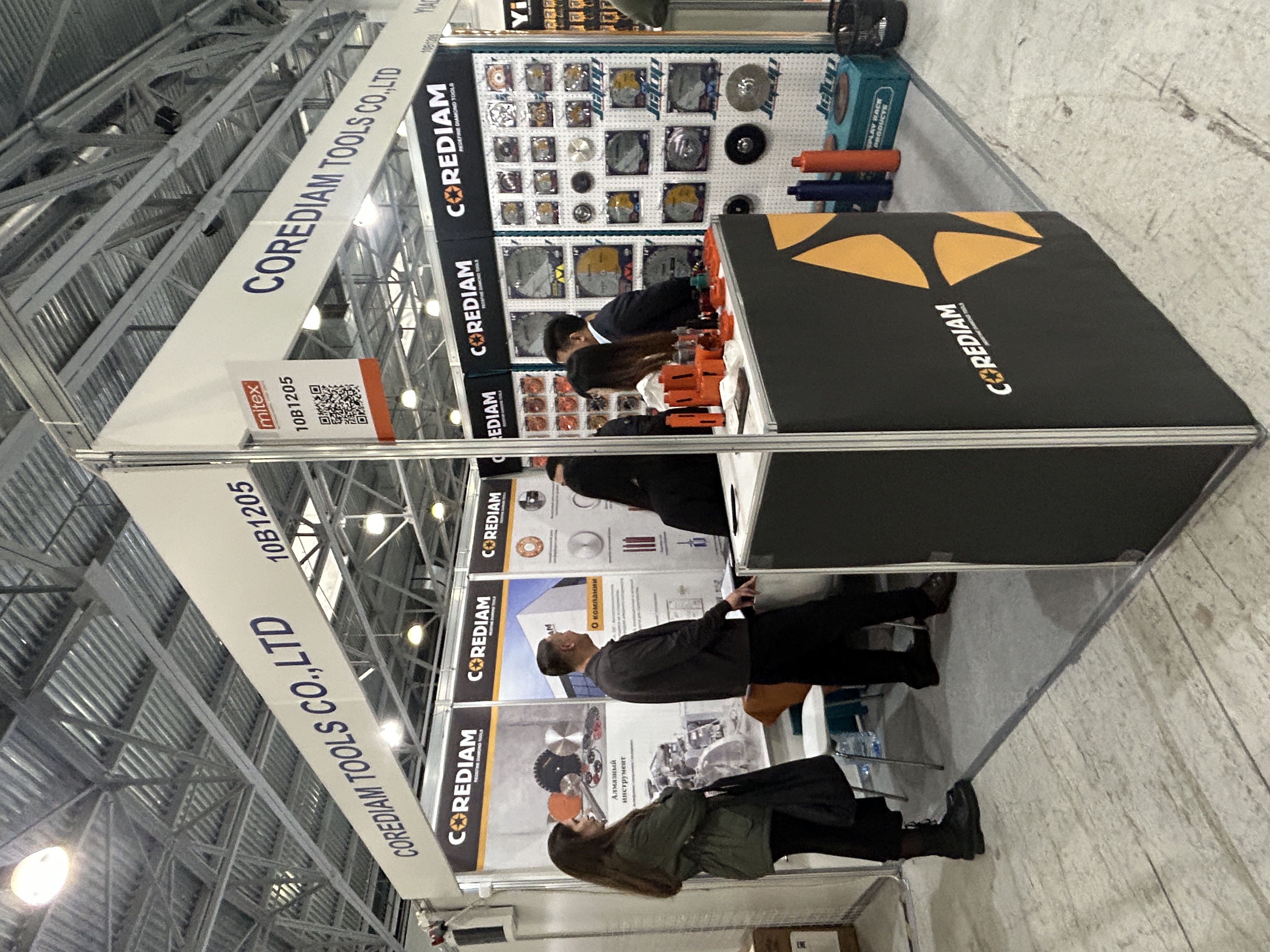 Corediam Team Makes its Debut at the Moscow International Tool Expo!