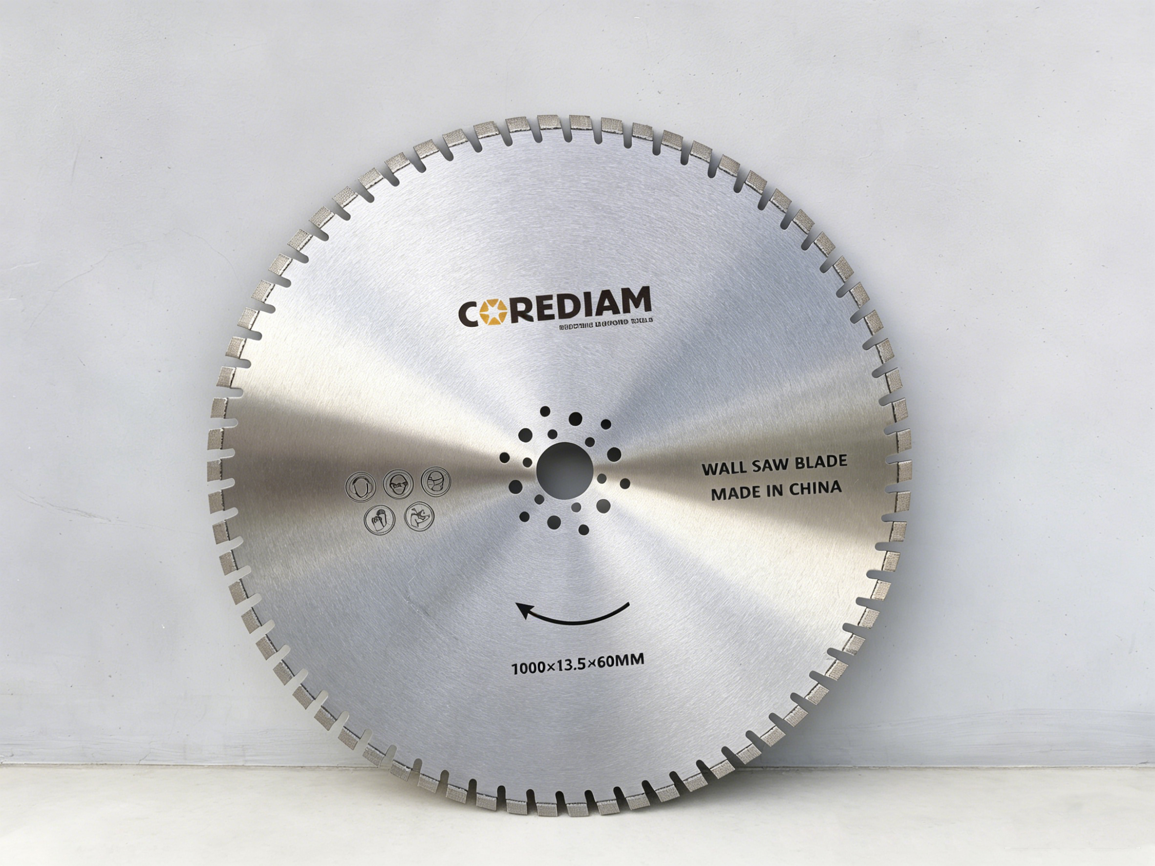 1000mm Laser Welded Wall Saw Blade With Array Pattern Segment