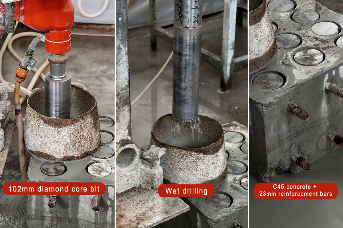 Laser Welded Diamond Turbo Core Drill Bits