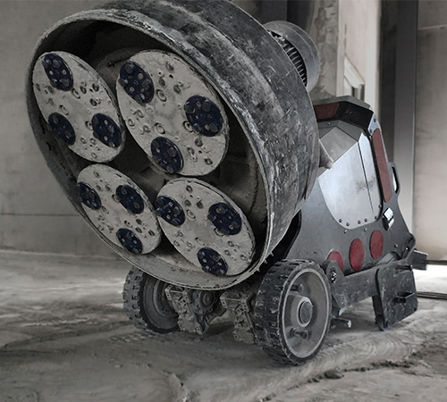 Concrete Floor Grinding in a 500–600 m² Factory Workshop