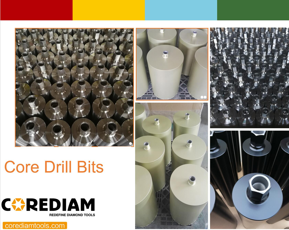 Laser Welded Dimple Core Drill Bits