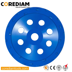 Rueda de copa de molienda de diamantes PCD para eliminación de concreto