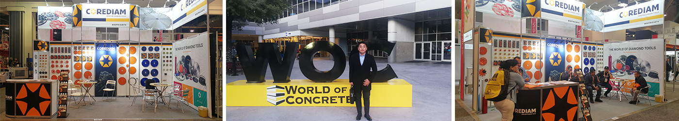 Corediam Tools Co., Ltd presentado en World Concrete 2020