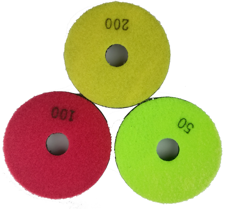Star Type Floor Polishing Pads For Wet Polishing