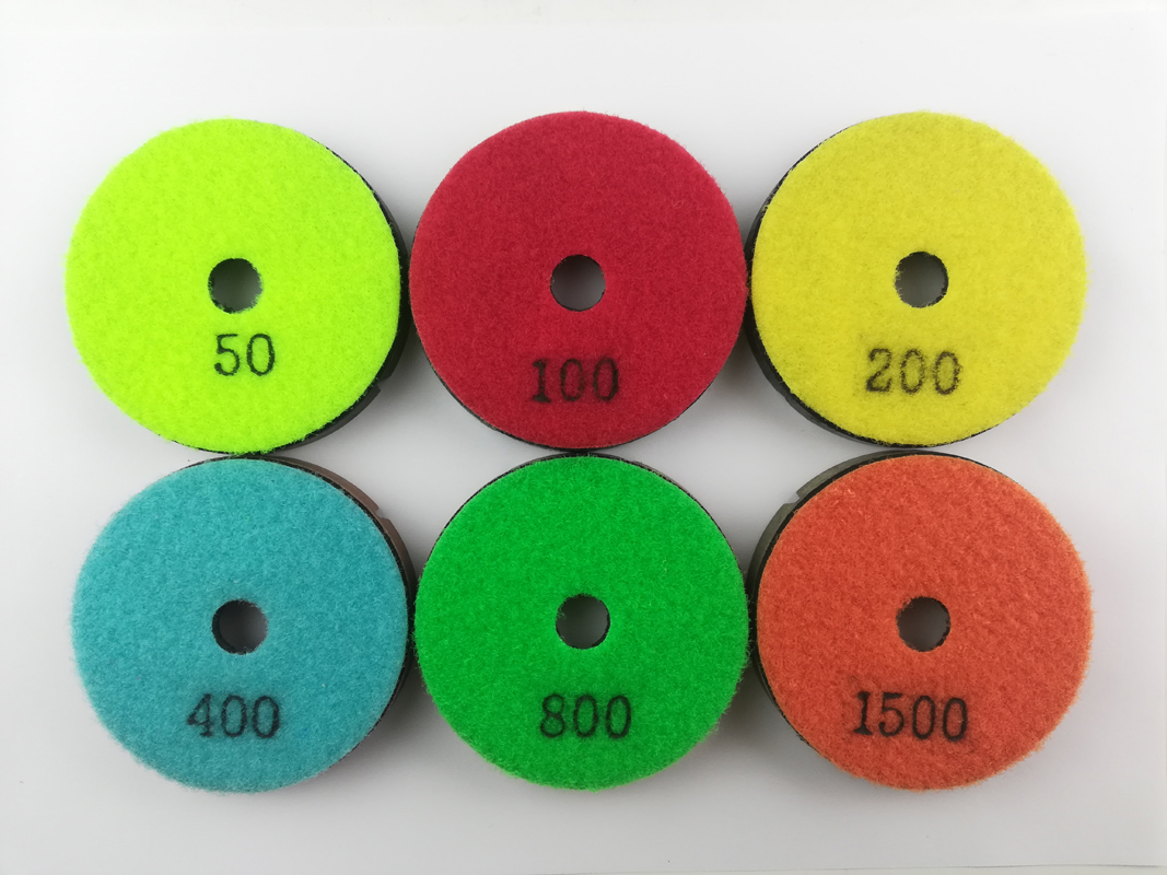 Star Type Floor Polishing Pads For Wet Polishing