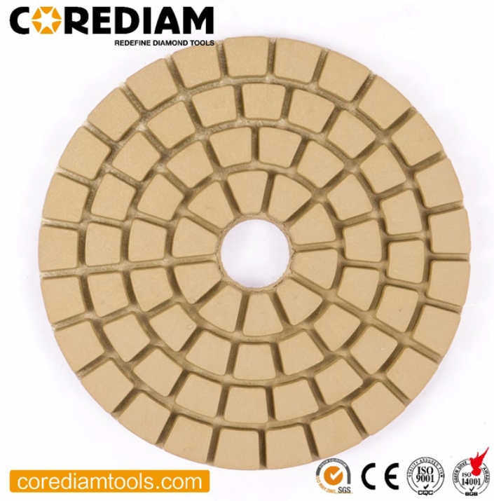 100mm Flexible Diamond Wet Polishing Pads for Marble