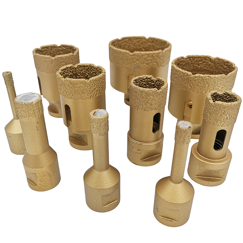 Vacuum Brazed Stone Diamond Core Drill Bits for Drilling