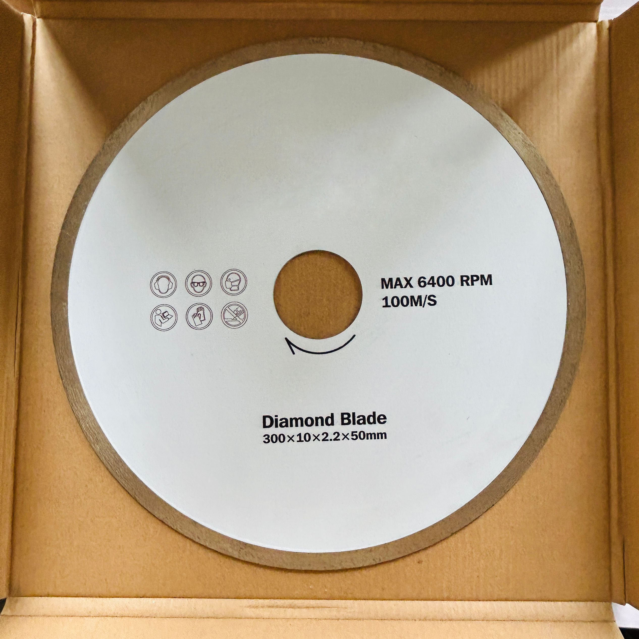 Sinter Hot-pressed Continuous Tile Cutting Blade