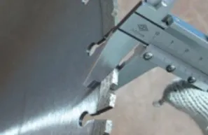 Thickness inspection Thickness inspection