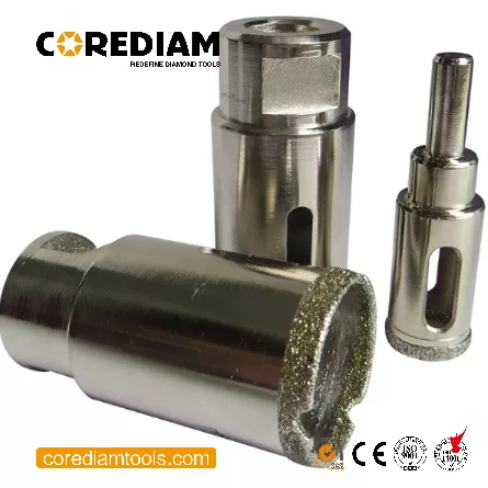 Electroplated diamond dry core drill for drilling granite,marble with angle grinder