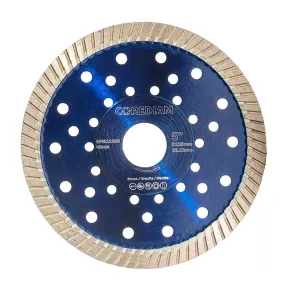 5 Inch Diamond Turbo Blade for Cutting Granite, Marble and Other Stones