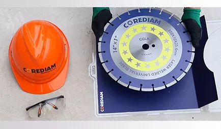 Safety performance guarantee and usage precautions for diamond saw blades.