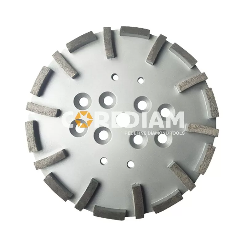 250mm Diamond Grinding disc For Dry And Wet Grinding Concrete