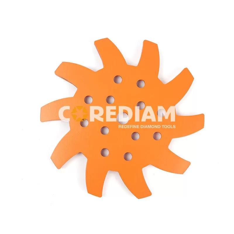 Star Type 254mm Silver Brazed Grinding Disc With Light Steel Core