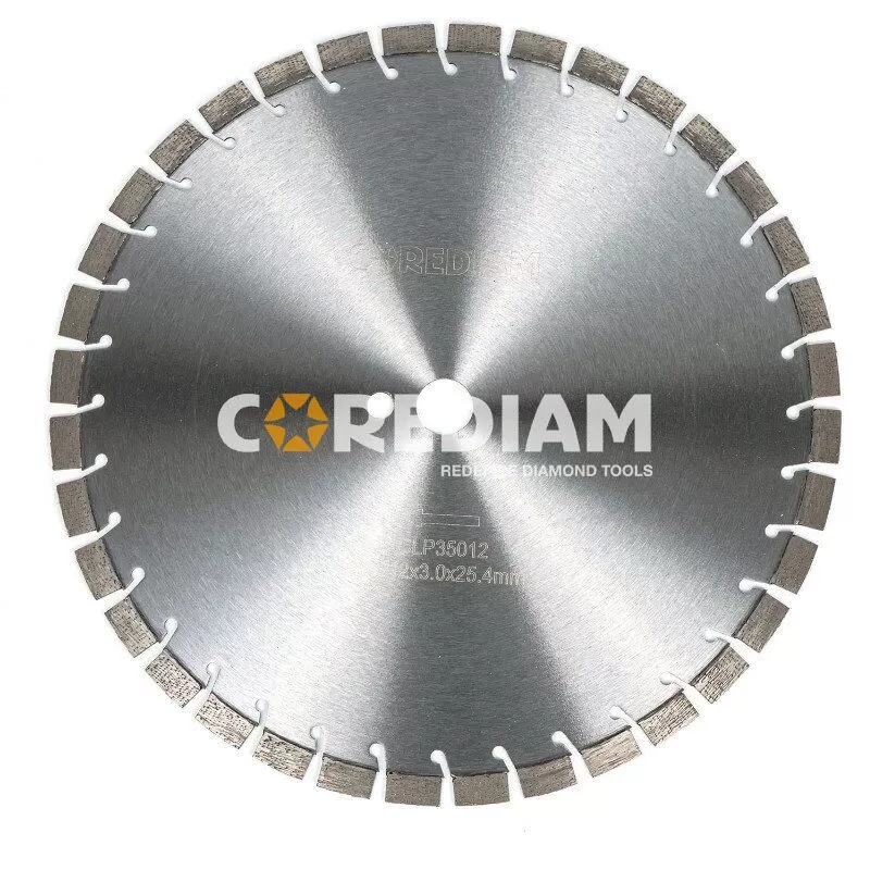 Laser Welded Array Pattern diamond blade for cutting reinforced concrete