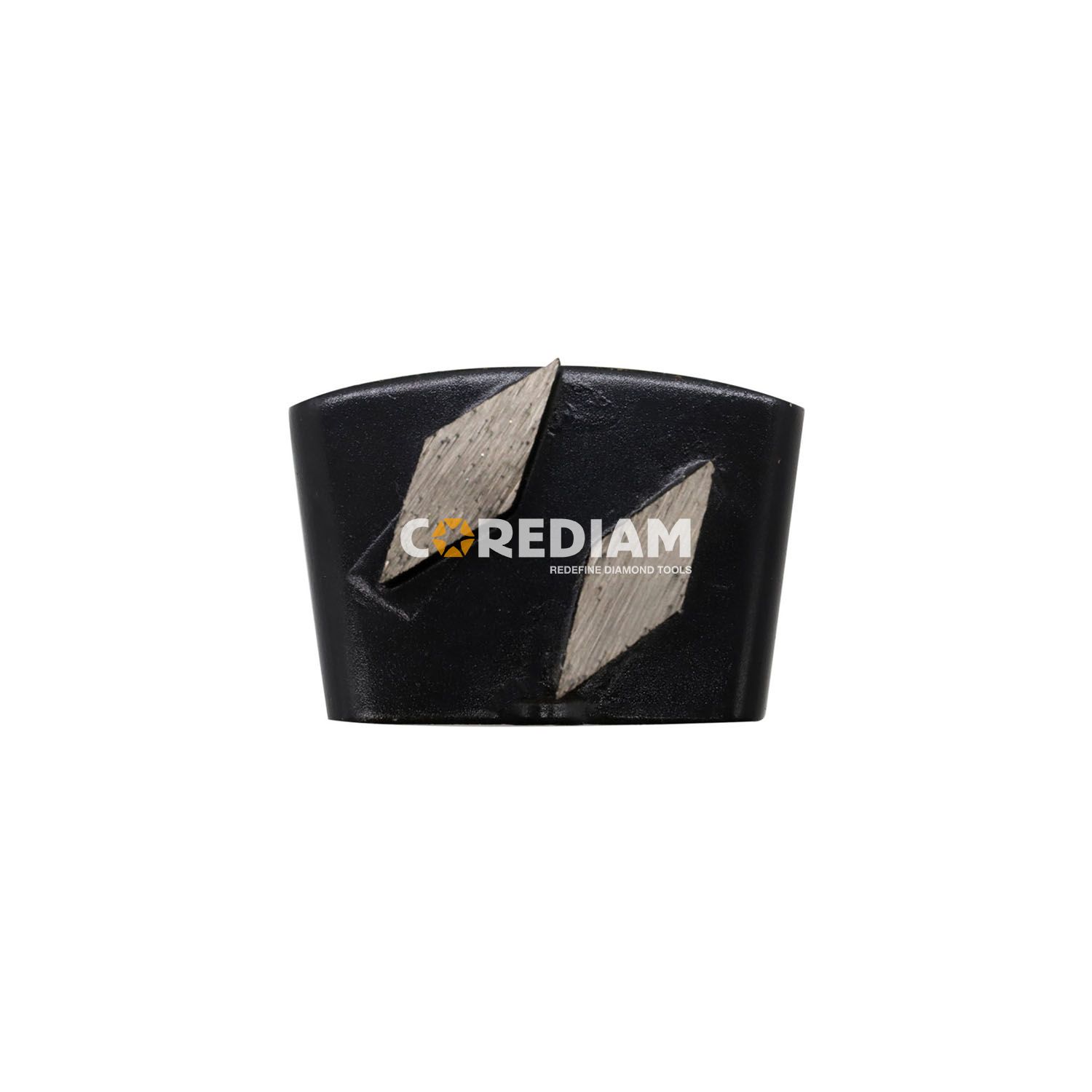 Placa de molienda de diamantes con espesor de segmento de 12 mm para molienda de concreto