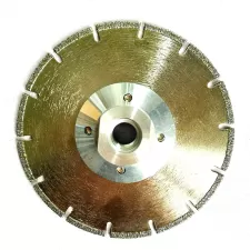 Electroplated Diamond Cutting Blade with Flange