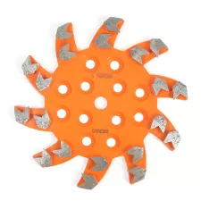 Star Type 250mm Silver Brazed Grinding Disc With Light Steel Core