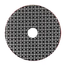 Electroplated diamond polishing pads for granite and marble polishing