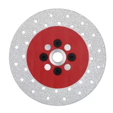 Vacuum Brazed Blade With Holes