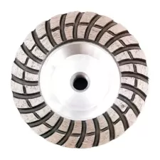 Aluminum Turbo Diamond Cup Wheel With M14