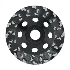 Concrete diamond grinding cup wheel with fast grinding