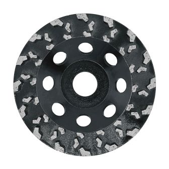 Concrete diamond grinding cup wheel with fast grinding