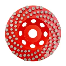 Diamond grinding wheel for fast removal paint on concrete floor