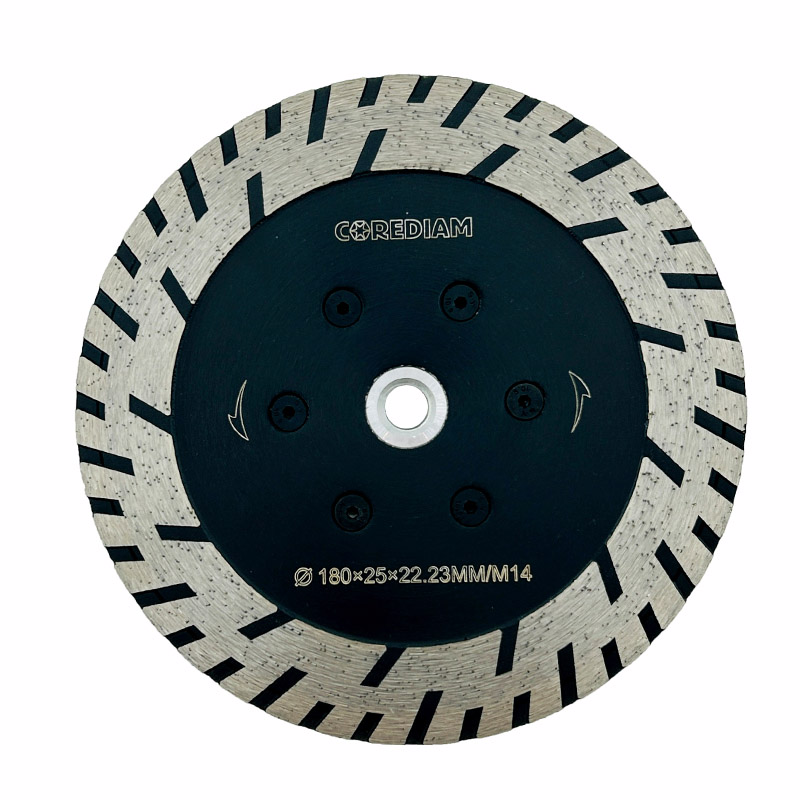 Disco de diamante turbo para cortar y moler piedra