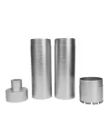 Three-piece diamond core bits