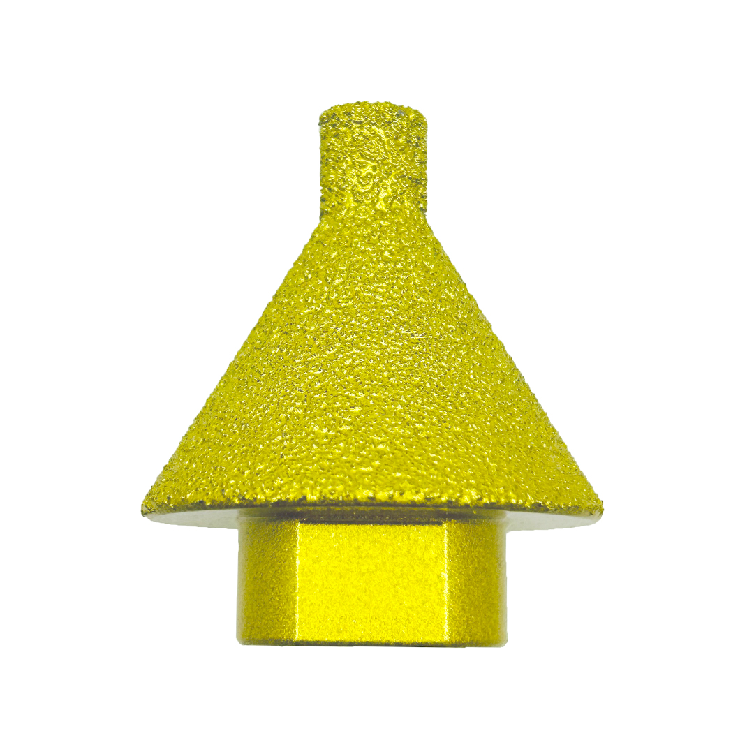 Vacuum Brazed Cone Core Bits, for stone drilling and chamfering