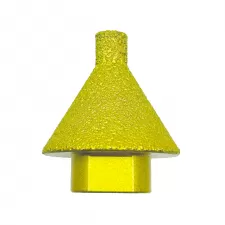 Vacuum Brazed Cone Core Bits, for stone drilling and chamfering