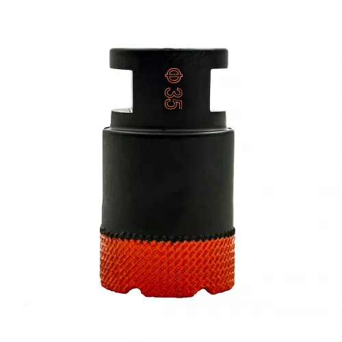 Vacuum-brazed diamond hole saws 