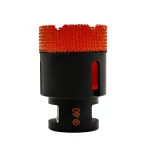 Vacuum-brazed diamond hole saws 