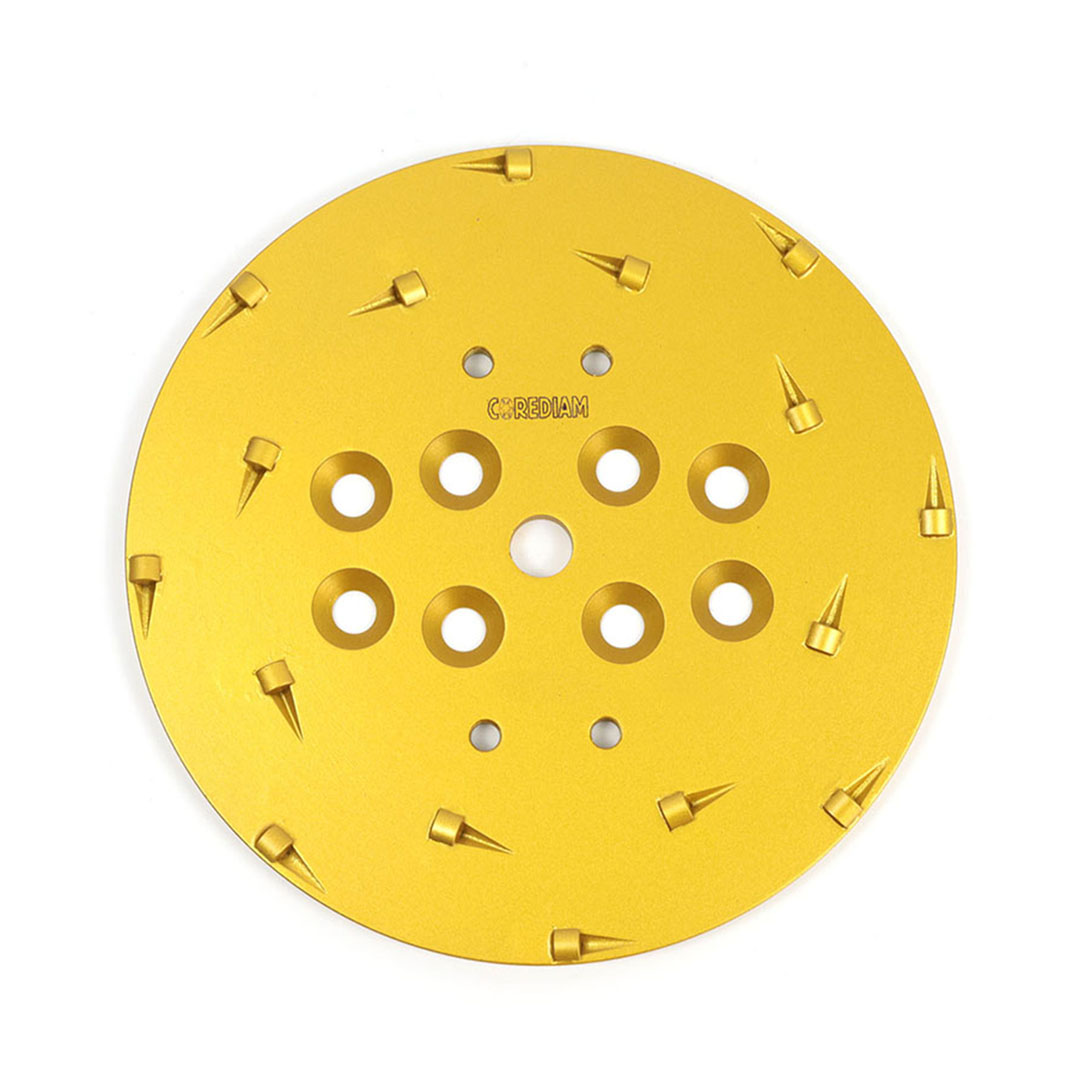 Disco abrasivo de diamante PCD de 250 mm para eliminación de revestimiento