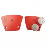 Trapezoid grinding plate