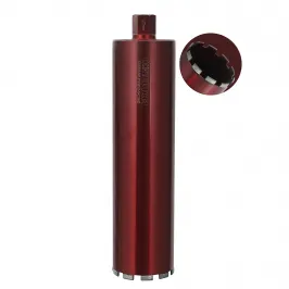 Array pattern diamond core drill bits