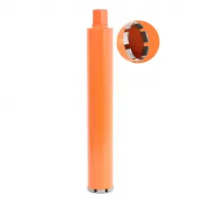 Mesh roof-top segment wet diamond core drill bits
