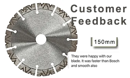 Corediam 150mm Diamond Blade | Customer Feedback