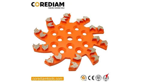 Arrow Segment 254mm Diamond Grinding Disc For Concrete Grinding