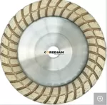 D125 Rueda de copa de diamante de la base de aluminio para molienda de granito/piedra
