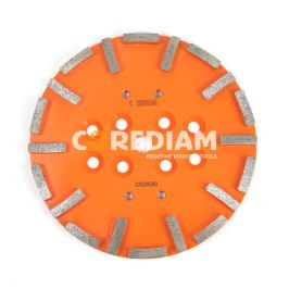 Disco de molienda de diamantes de 250 mm para hormigón seco y húmedo